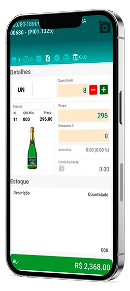 Tela do Zartoo App para a equipe de vendas em campo